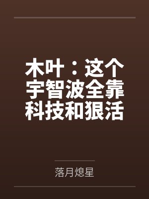 木叶：这个宇智波全靠科技和狠活笔趣阁无弹窗